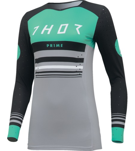 Дамско мотокрос джърси THOR PRIME BLAZE BLACK/TEAL