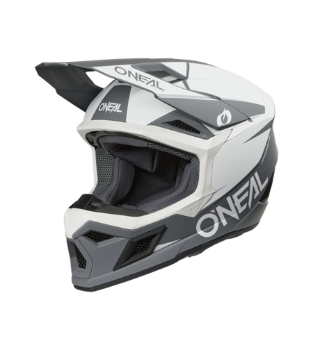 Мотокрос каска O'NEAL 3SERIES SOLID WHITE/BLACK V.26