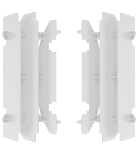 Преден предпазител за радиатор POLISPORT SUZUKI RM250 2001-08 / 1996-06 / DRZ400 - 2016-20 WHITE