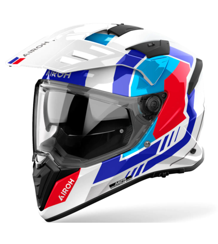 Каска AIROH BANDIT HORN WHITE GLOSS