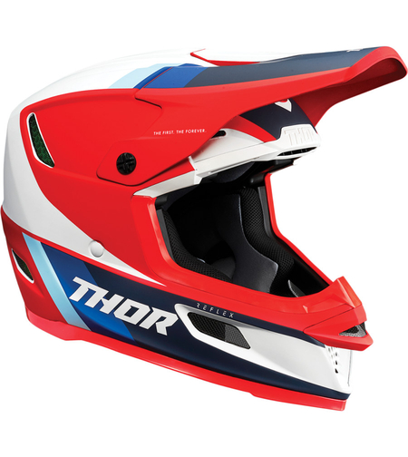 Мотокрос каска THOR REFLEX APEX RED/WHITE/BLUE
