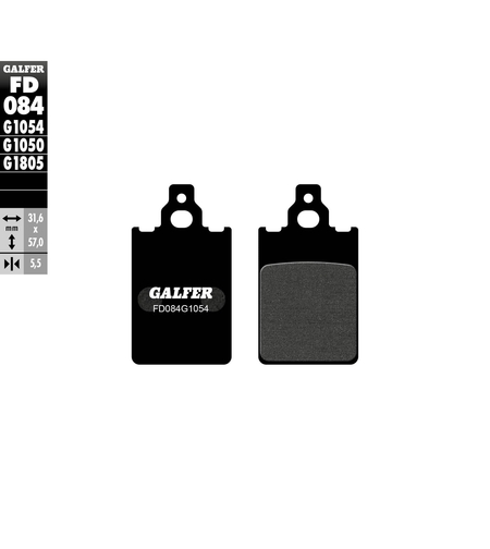 Предни/Задни мото накладки Galfer SEMI METAL FD084G1054