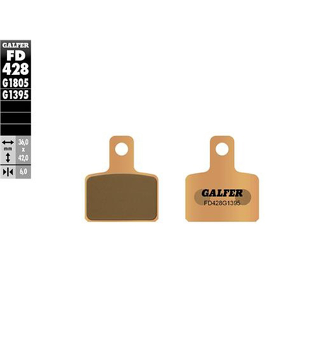 Задни мото накладки Galfer SINTERED COMPOUND FD428G1395