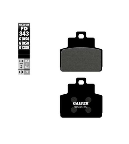 Задни мото накладки Galfer SEMI METAL FD343G1054