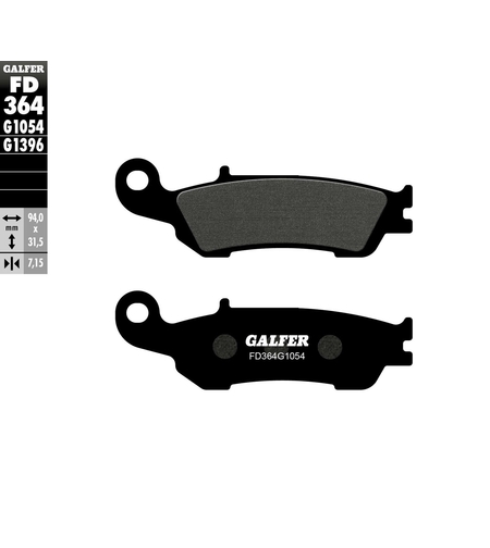 Предни мото накладки Galfer SEMI METAL FD364G1054