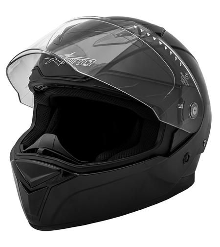 Шлем за мотор A-PRO BADGE BLACK