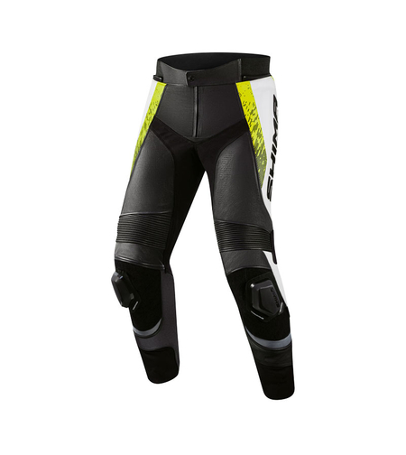 Кожен мото панталон SHIMA STR 2.0 FLUO