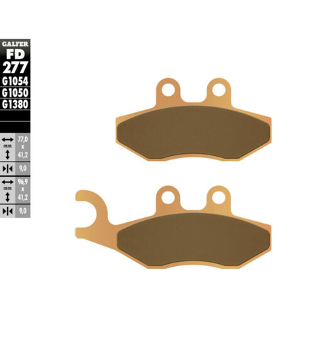 Предни/Задни мото накладки Galfer SINTERED SCOOTER FD277G1380