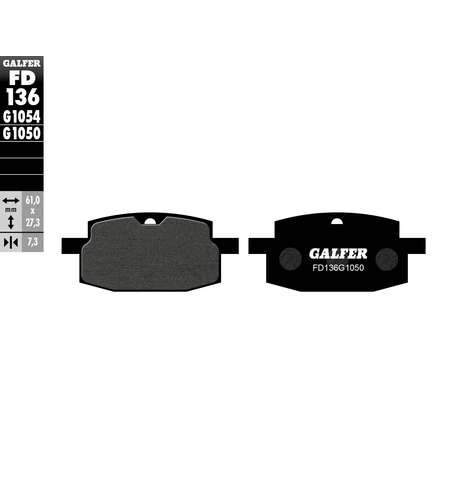 Предни мото накладки Galfer SCOOTER FD136G1050