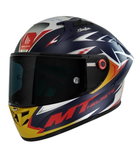 Каска MT KRE+ CARBON ACOSTA A37 MATT BLUE