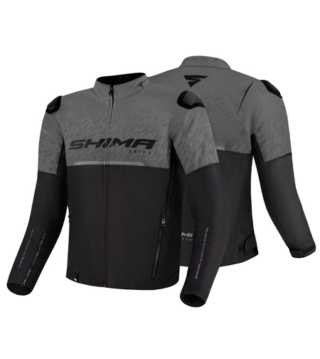 Текстилно мото яке SHIMA DRIFT BLACK/GRAY