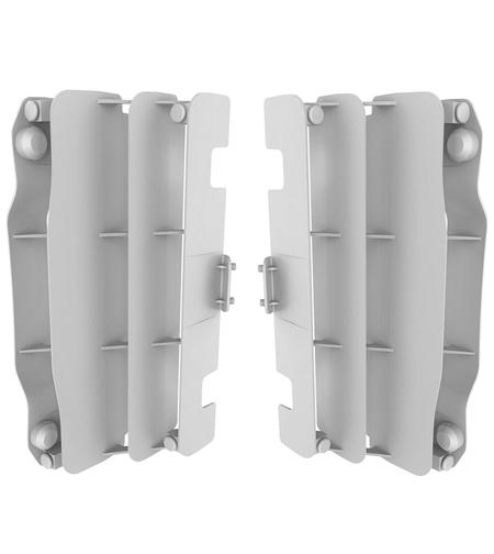 Преден предпазител за радиатор POLISPORT HONDA CRF450R(09-12) WHITE
