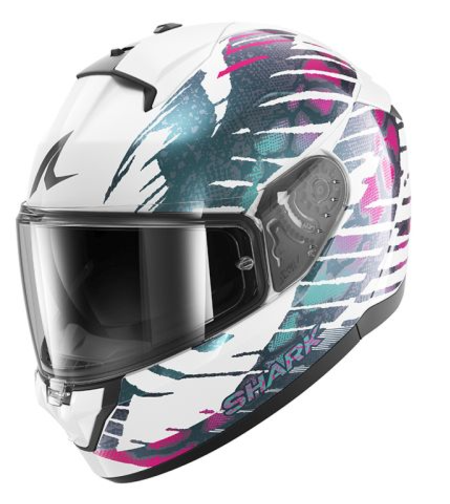 Каска SHARK RIDILL 2 REPTAIA BLUE/PURPLE/WHITE