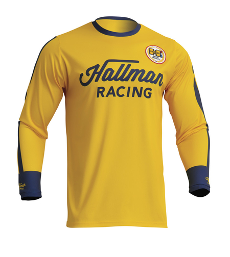 Мотокрос джърси THOR HALLMAN DIFFER ROOSTED LEMON