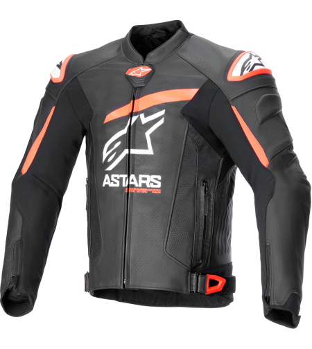 Кожено яке ALPINESTARS GP PLUS R V4 Air flow BLACK/RED