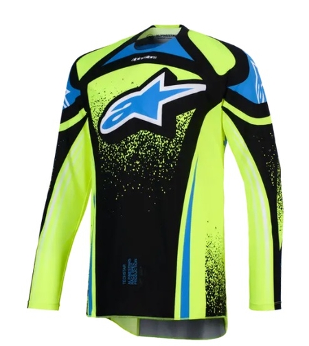 Мотокрос джърси Alpinestars TECHSTAR NOMUR NAVY/YELLOW/BLUE