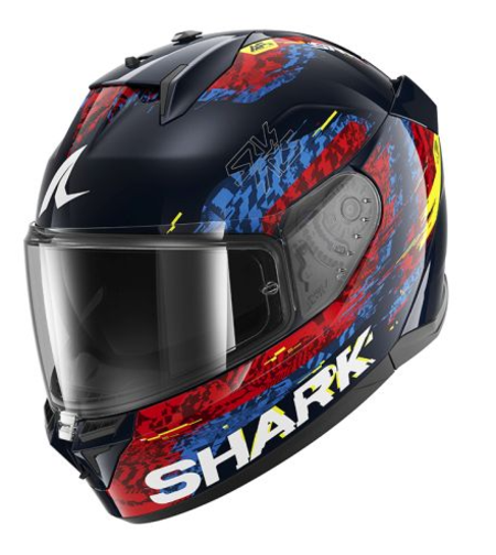 Каска SHARK D-SKWAL 3 SPEED-VIB BLUE/RED/YELLOW