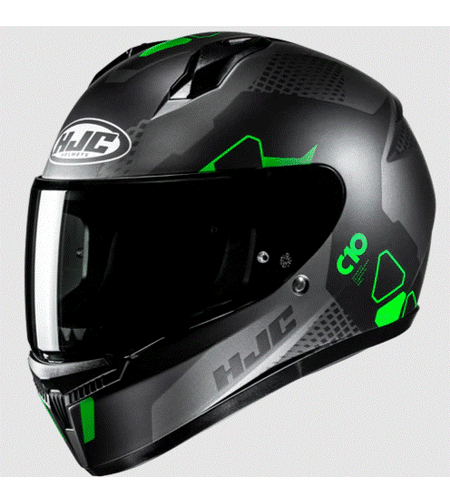 Каска HJC C10 Aspa GREY/GREEN MC4SF