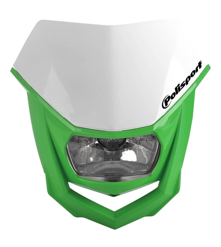 Фар Polisport HALO - WHITE/GREEN