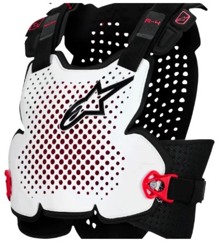 Протекторна броня ALPINESTARS A-4 PLASMA BLK/RED/WH