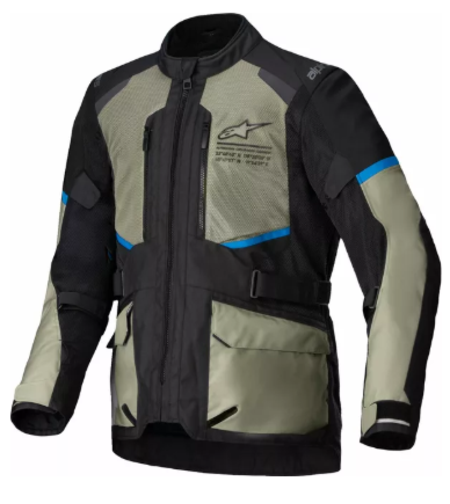 Текстилно мото яке ALPINESTARS ANDES AIR BLK/GRY/BLUE