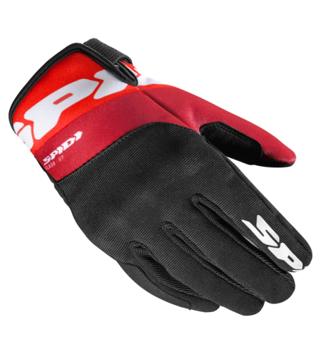 Текстилни мото ръкавици SPIDI Flash-KP Tex Black/Red