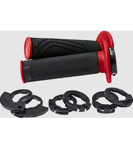 Ръкохватки DOMINO DOMINO D200 LOCK ON GRIPS BLACK/RED