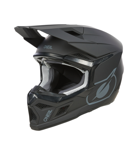 Мотокрос каска O'NEAL 3SERIES SOLID BLACK V.24