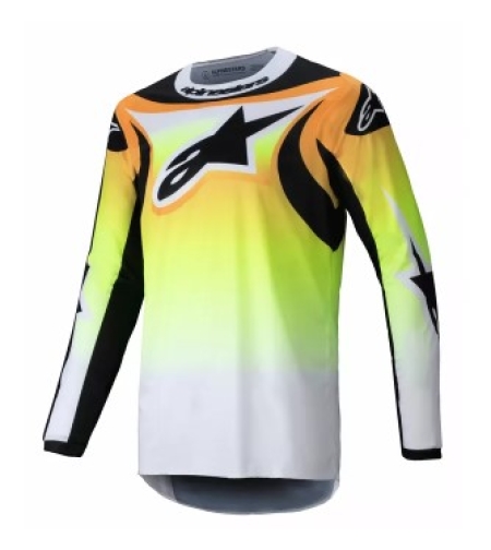 Мотокрос джърси Alpinestars FLUID WURX YELLOW/BLACK