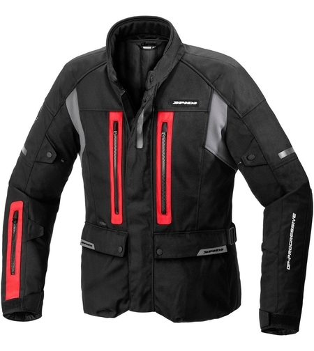 Текстилно мото яке SPIDI TRAVELER 3 BLACK/RED