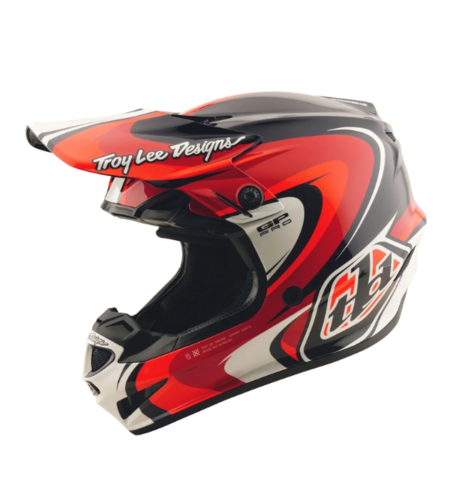 Детска мотокрос каска TROY LEE DESIGNS GP Pro Crossover Helmet - Black/Red