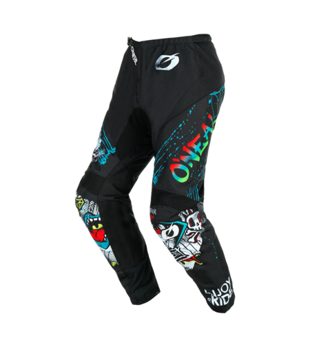 Детски мотокрос брич O'NEAL ELEMENT RANCID BLACK/WHITE