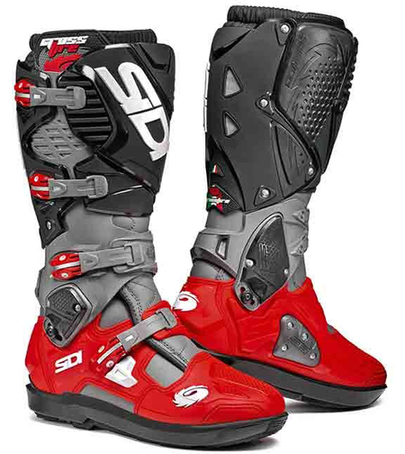 Мотокрос ботуши SIDI CROSSFIRE 3 SRS GREY/RED/BLACK
