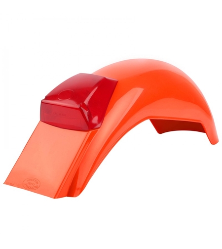 Заден калник със стоп POLISPORT IT Rear Fender Dark Orange