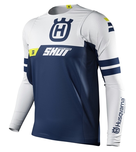 Мотокрос джърси SHOT Husqvarna Limited Edition 2022 Blue