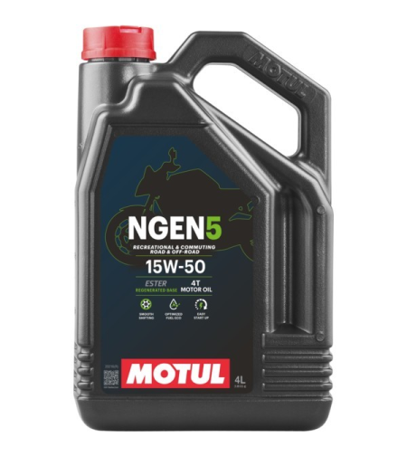 Масло MOTUL NGEN 5 15W-50 4T-4L