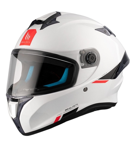 Каска MT TARGO S SOLID A0 GLOSS PEARL WHITE