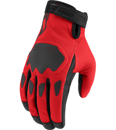 Мото ръкавици ICON HOOLIGAN CE - RED