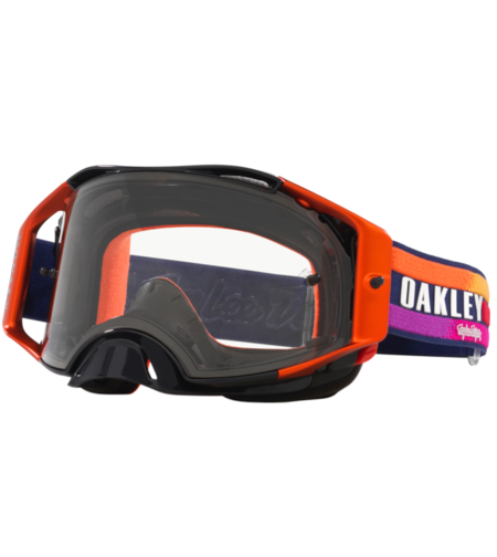 Мотокрос очила Oakley goggles Airbrake MX Troy Lee Designs Navy Sunrise Clear