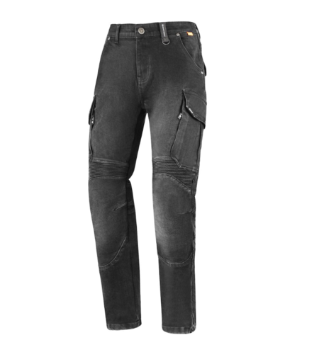 Мото дънки SECA SQUARE II SHORT WASHED BLACK