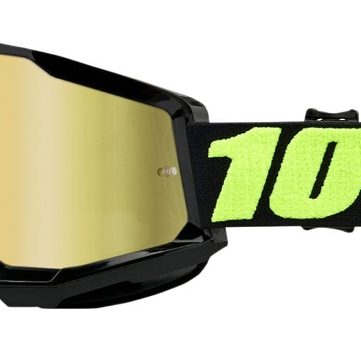 Мотокрос очила 100% STRATA2 UPSOL-MIRROR GOLD