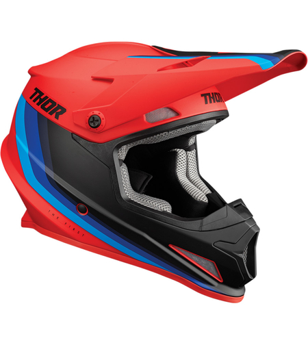 Мотокрос каска THOR SECTOR RUNNER RED/BLUE MIPS