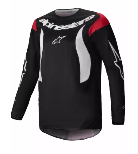 Мотокрос джърси Alpinestars FLUID HAUL BLACK/WHITE