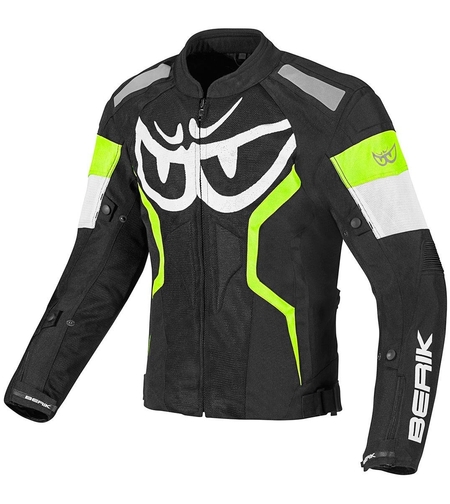 Лятно Текстилно яке Berik Imola Black/White/Yellow