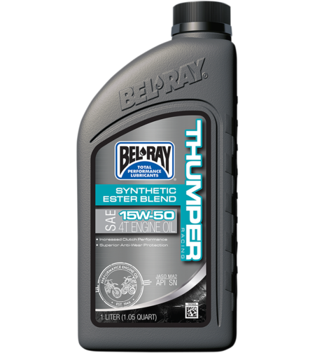 Масло BEL-RAY THUMPER RACING Synthetic Ester Blend T4 15W-50 1L