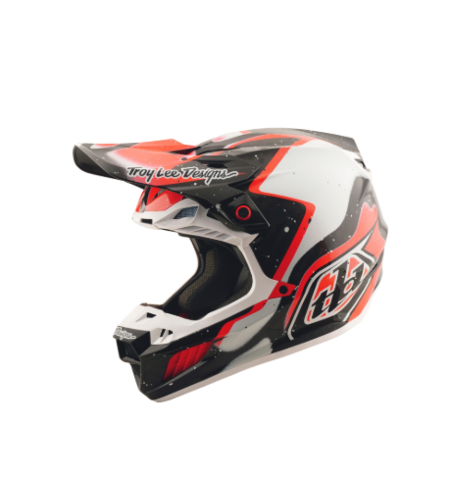Mотокрос каска TROY LEE DESIGNS SE5 Carbon Membrane  - Black/Red