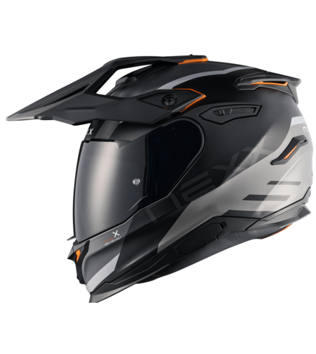 Адвенчър каска NEXX  Y.TRAVL QUEST BLACK GRAY