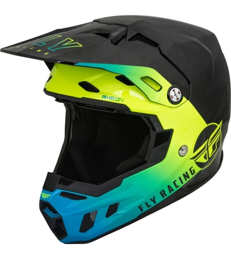 Мотокрос каска FLY RACING Formula CC Centrum - Black/Hi-Vis