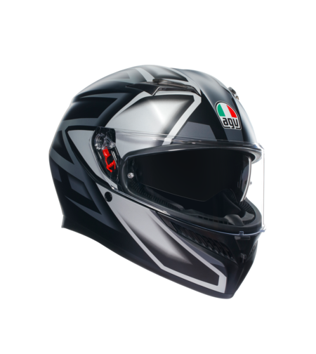 КАСКА  AGV K3 COMPOUND MATT BLACK/GREY