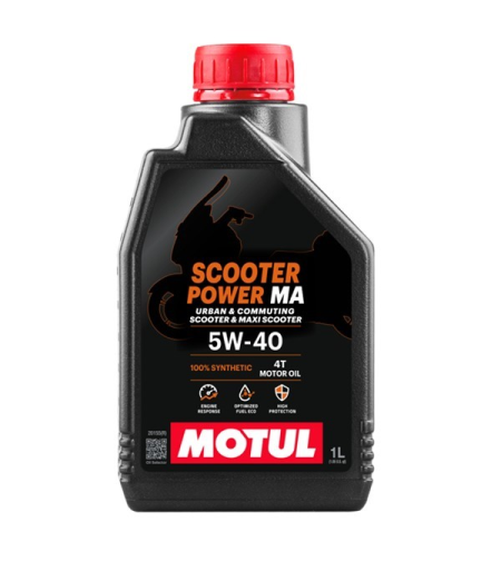 Масло MOTUL SCOOTER POWER 4T 5W40-1L